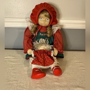 Vintage Pauline Dolls Christmas 1988 Limited Edition